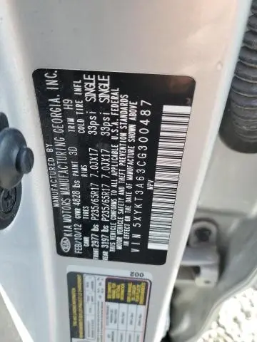 2012 KIA SORENTO BASE