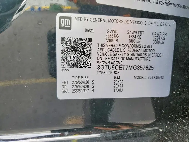 2021 GMC SIERRA K1500 ELEVATION  