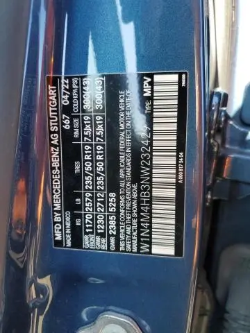 2022 MERCEDES-BENZ GLB 250 4MATIC  