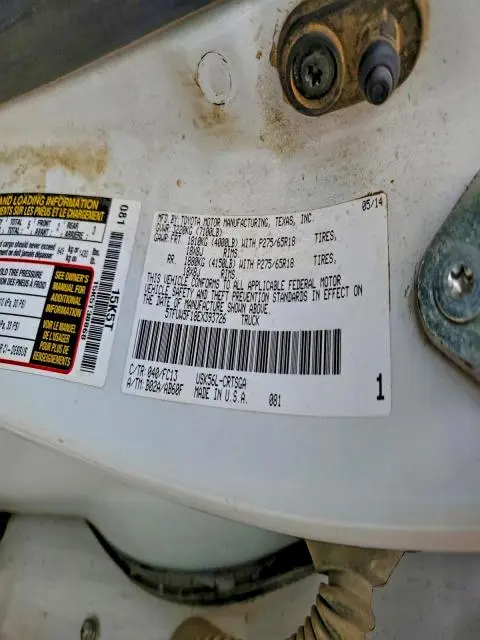 2014 TOYOTA TUNDRA DOUBLE CAB SR  