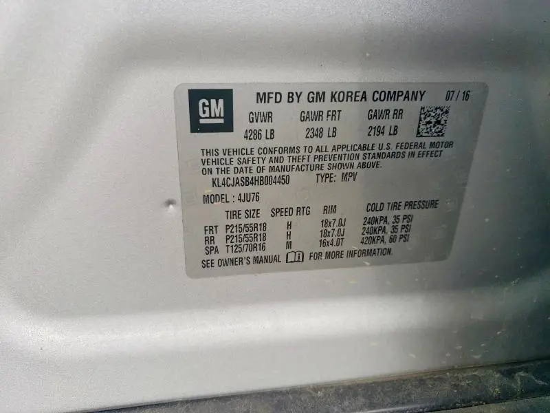 2017 BUICK ENCORE PREFERRED  