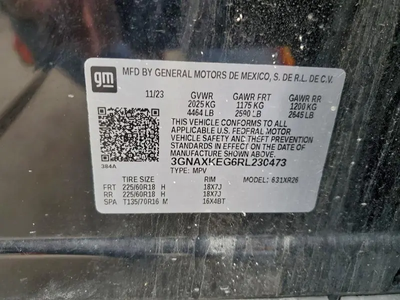 2024 CHEVROLET EQUINOX LT  