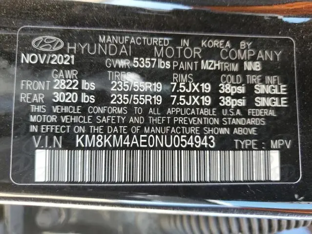 2022 HYUNDAI IONIQ 5 SE  