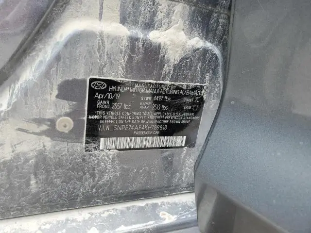 2019 HYUNDAI SONATA SE  