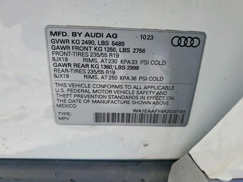 2024 AUDI Q5 PREMIUM PLUS 45  