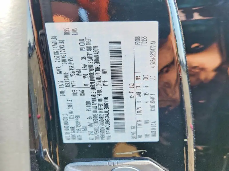 2018 FORD ESCAPE SE  