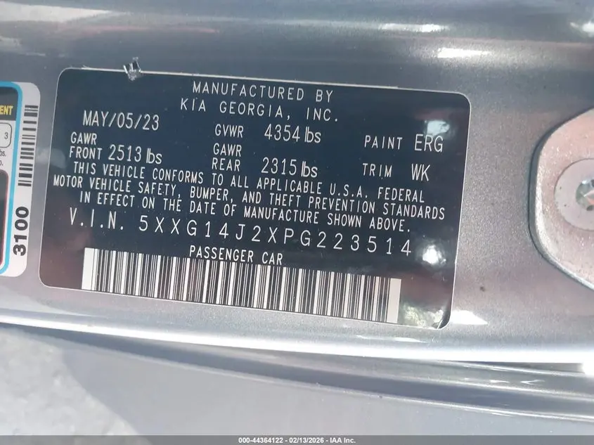 2023 KIA K5 LXS