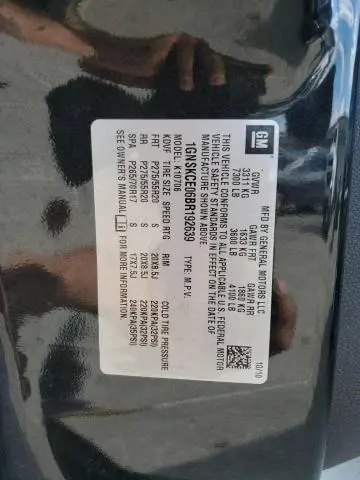 2011 CHEVROLET TAHOE K1500 LTZ