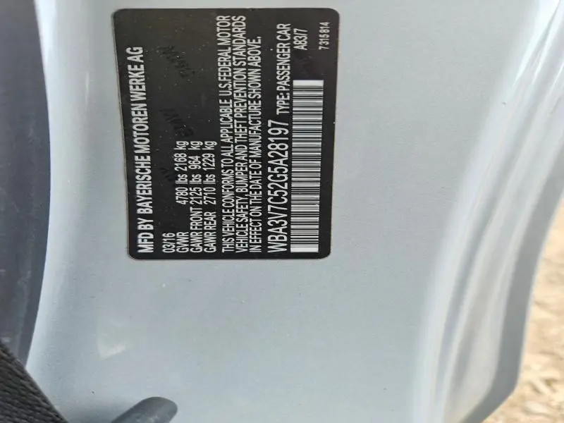 2016 BMW 428 I SULEV  