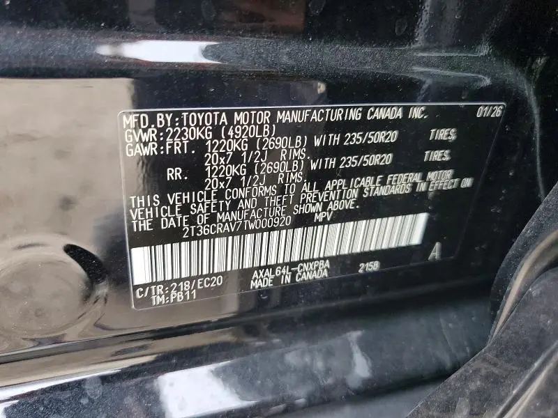 2026 TOYOTA RAV4 LE LE  