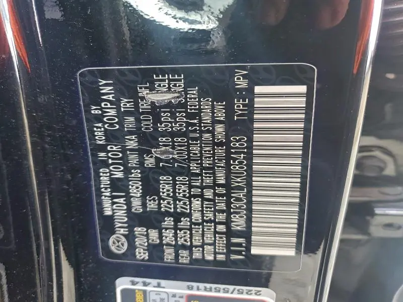 2019 HYUNDAI TUCSON LIMITED  