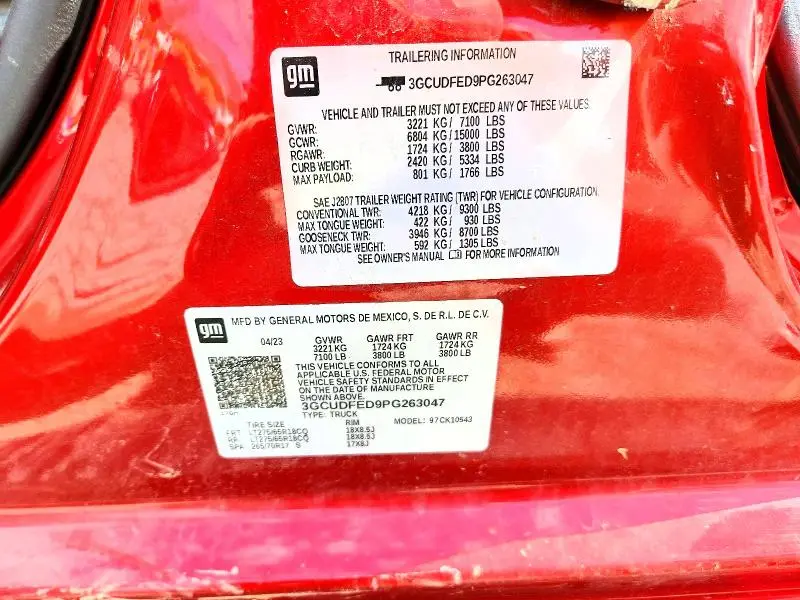 2023 CHEVROLET SILVERADO K1500 LT TRAIL BOSS  