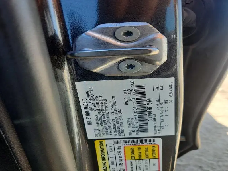 2018 FORD FUSION TITANIUM  