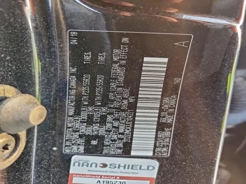 2018 LEXUS RX 350 BASE  