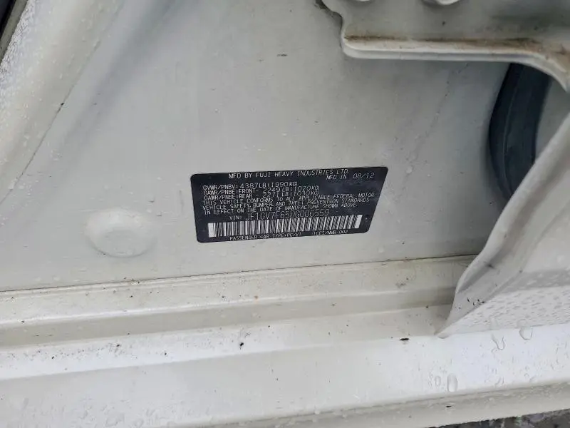 2013 SUBARU IMPREZA WRX  