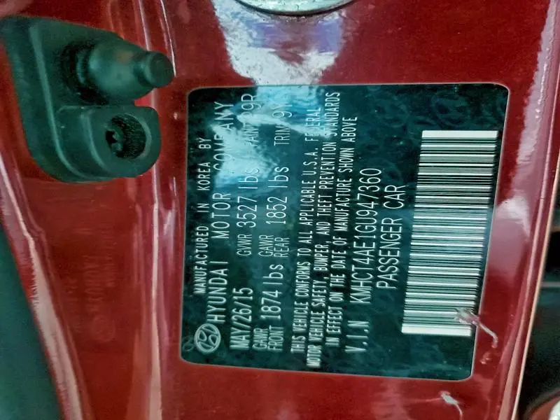 2016 HYUNDAI ACCENT SE  