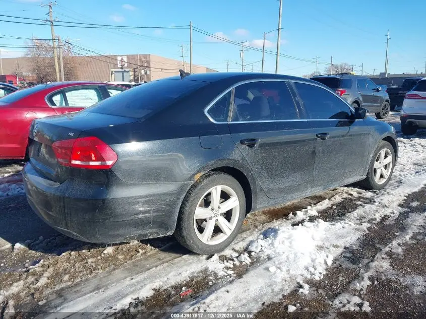 2013 VOLKSWAGEN PASSAT 2.5L SE