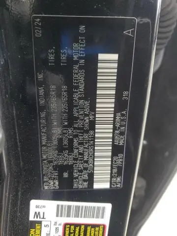 2024 TOYOTA HIGHLANDER HYBRID XLE  