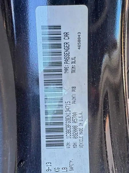 2014 CHRYSLER 200 LIMITED  