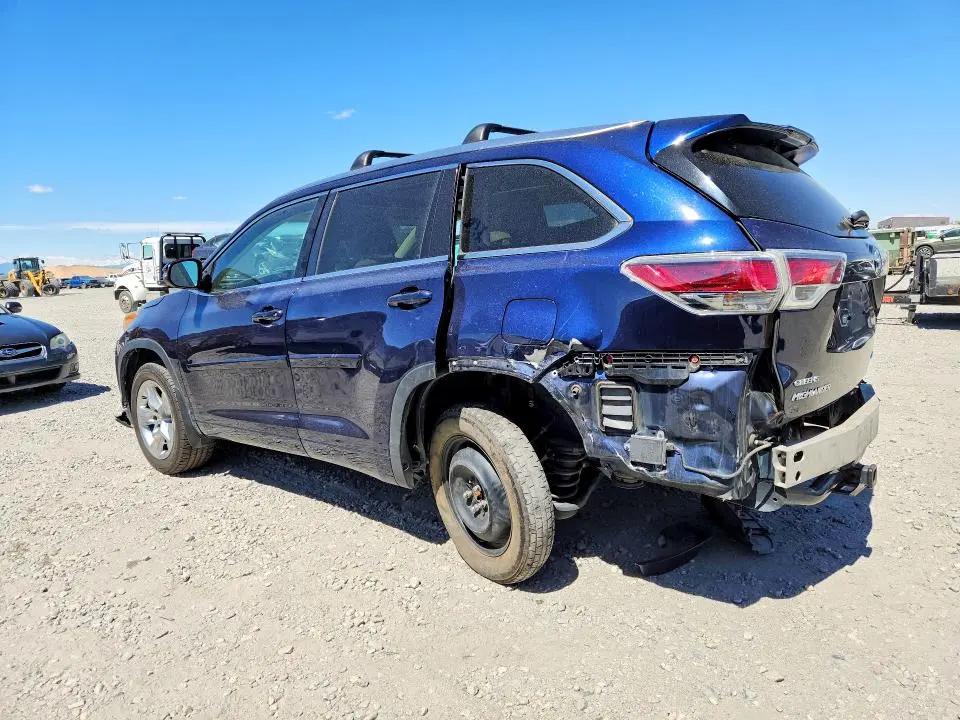 2015 TOYOTA HIGHLANDER LIMITED PLATINUM  