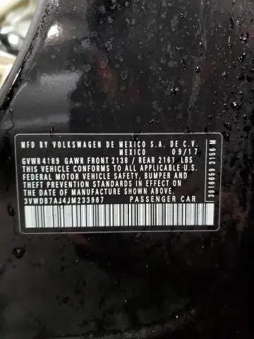 2018 VOLKSWAGEN JETTA SE  