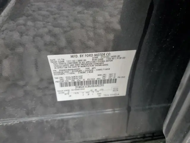 2017 FORD FLEX SEL  