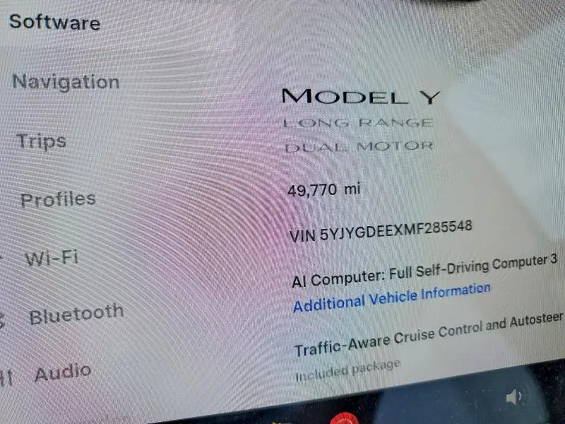 2021 TESLA MODEL Y   