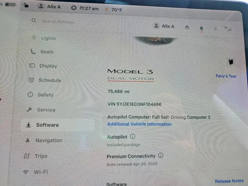 2022 TESLA MODEL 3   