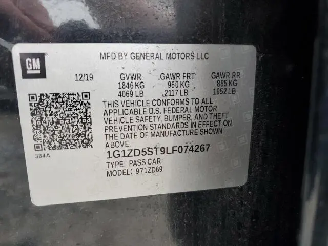 2020 CHEVROLET MALIBU LT  