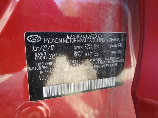 2018 HYUNDAI ELANTRA SEL  