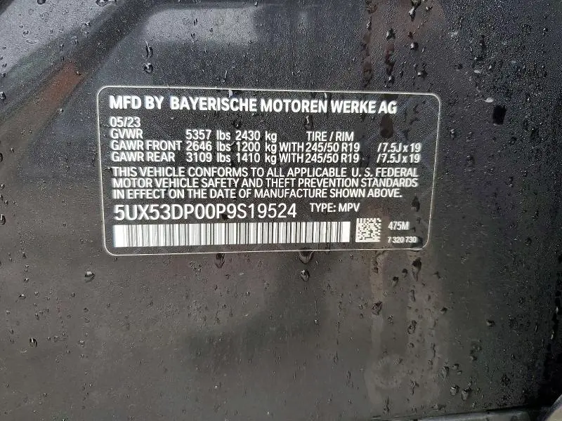 2023 BMW X3 XDRIVE30I  