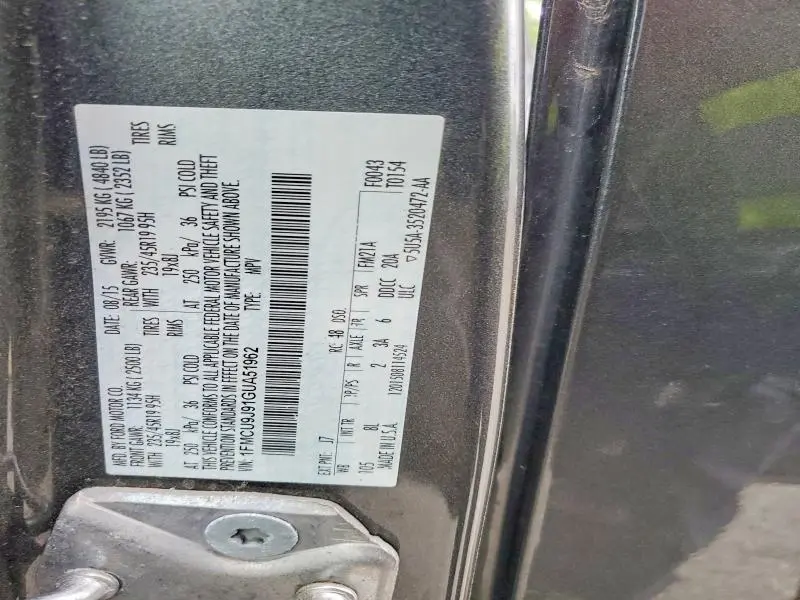 2016 FORD ESCAPE TITANIUM  