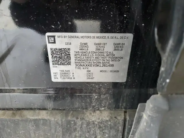 2019 CHEVROLET EQUINOX LT  