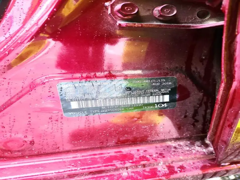 2017 MITSUBISHI MIRAGE G4 ES  