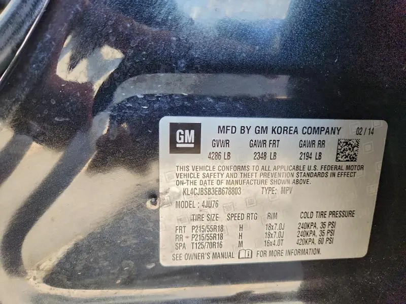 2014 BUICK ENCORE CONVENIENCE  