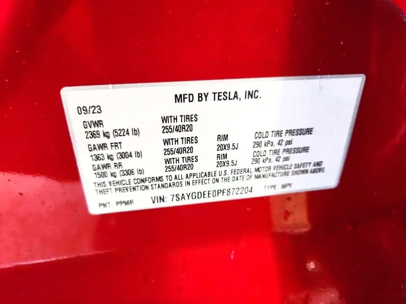 2023 TESLA MODEL Y   