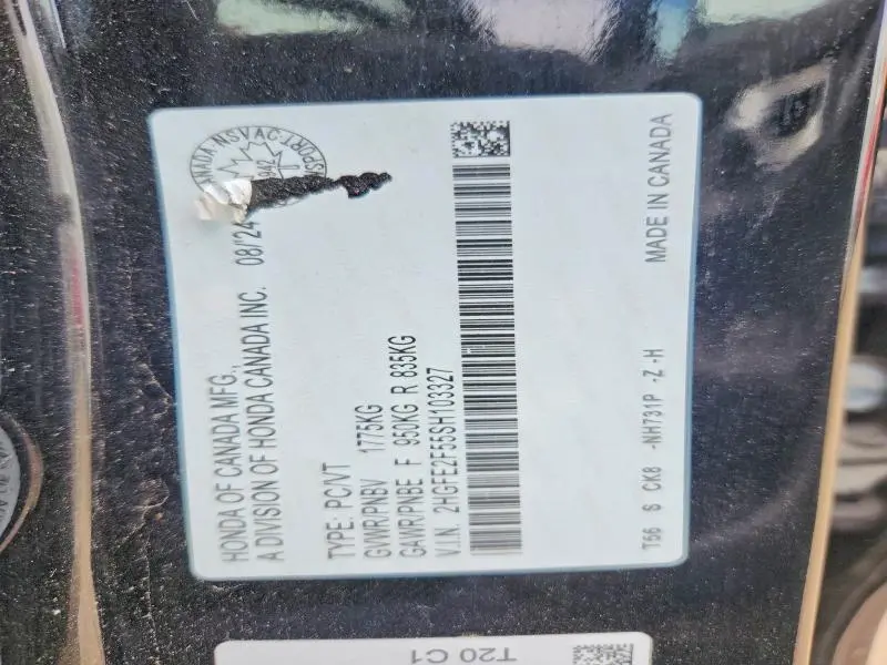 2025 HONDA CIVIC SPORT  