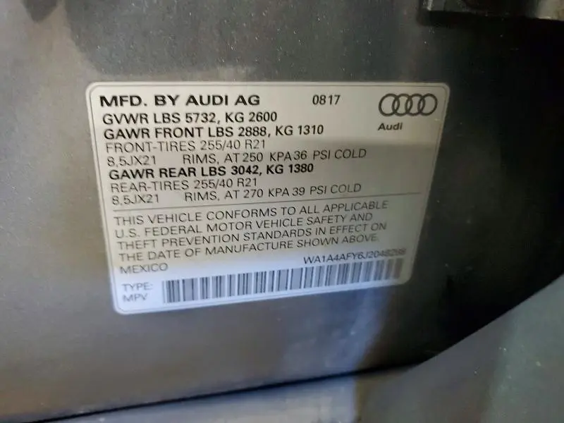 2018 AUDI SQ5 PREMIUM PLUS  