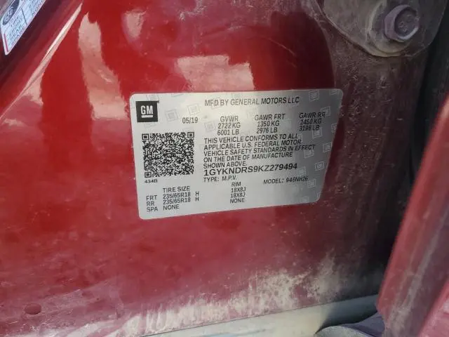 2019 CADILLAC XT5 LUXURY  