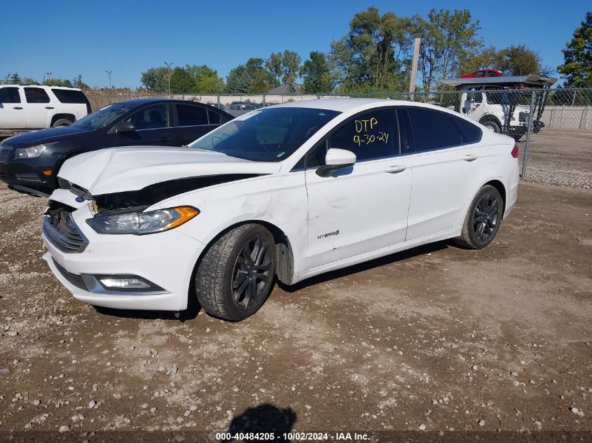 2018 FORD FUSION HYBRID SE