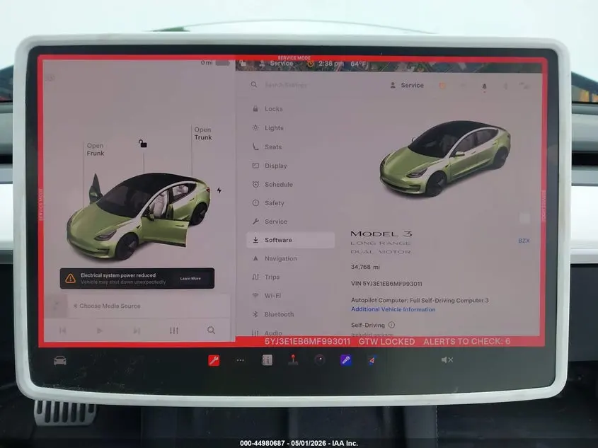2021 TESLA MODEL 3 LONG RANGE DUAL MOTOR ALL-WHEEL DRIVE