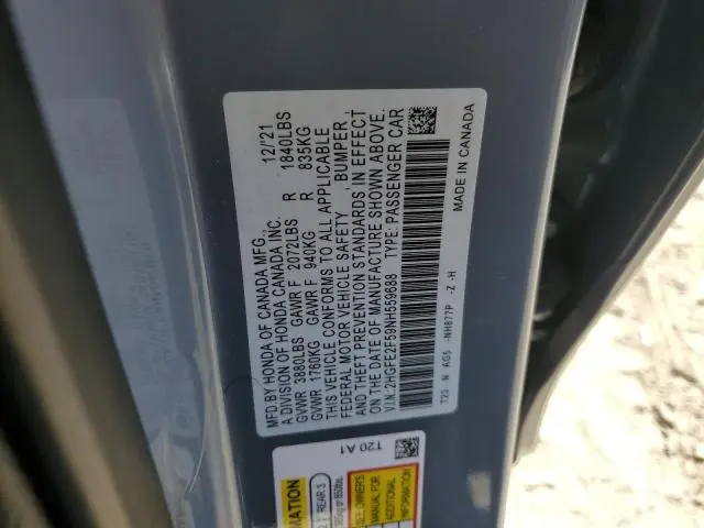 2022 HONDA CIVIC SPORT