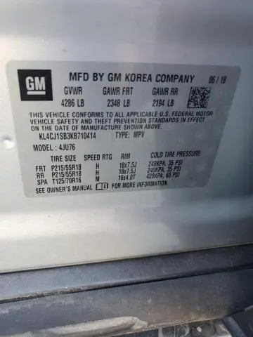 2019 BUICK ENCORE SPORT TOURING  