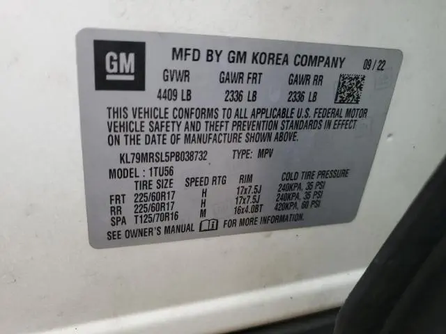 2023 CHEVROLET TRAILBLAZER LT  