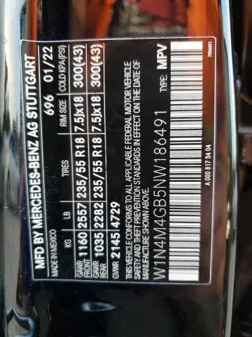 2022 MERCEDES-BENZ GLB 250  