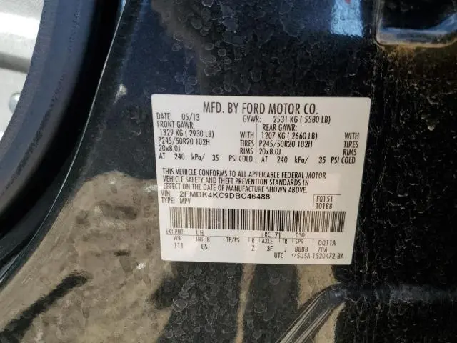 2013 FORD EDGE LIMITED  