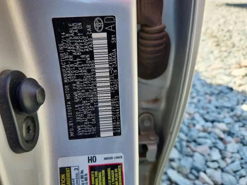 2014 TOYOTA COROLLA S PLUS  