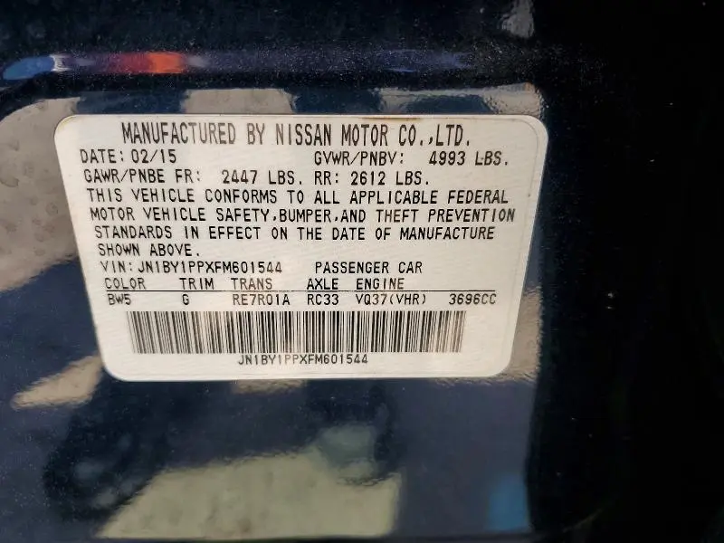 2015 INFINITI Q70L 3.7  