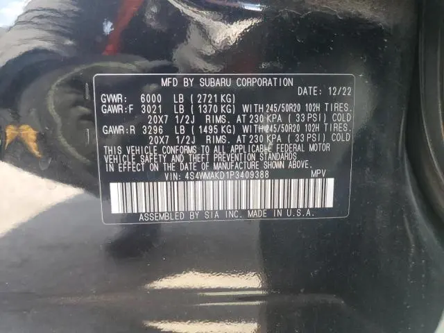 2023 SUBARU ASCENT LIMITED  