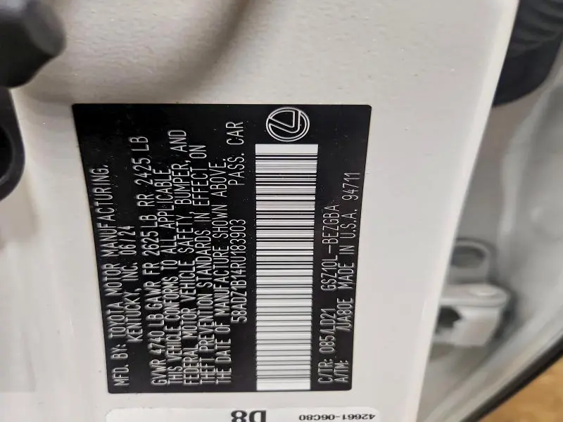 2024 LEXUS ES 350 BASE  